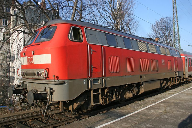 The 218151-9 on the way to Trier as the RB24