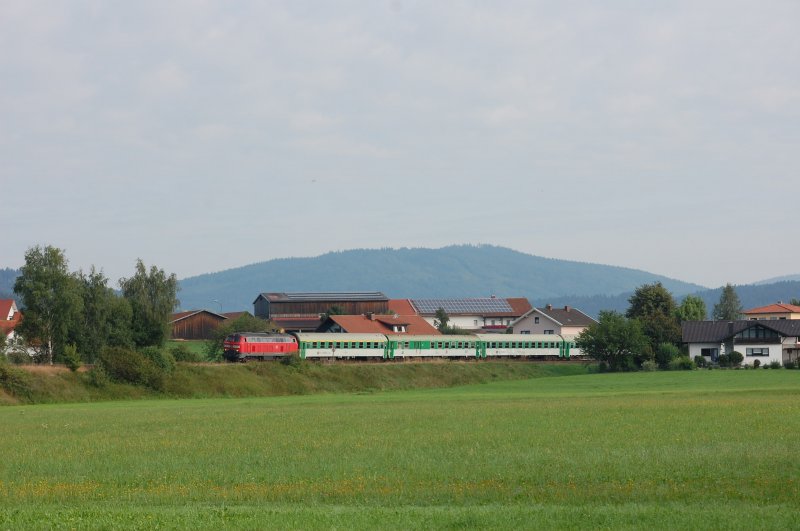 218 399 mit RE 350 Karel Capcek am 15.08.2009 in