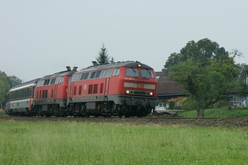 EC 191 Z�rich - M�nchen bei Hergatz.
(11.09.2009) 