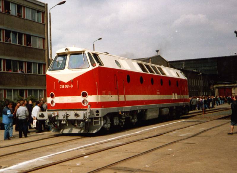 BR 219 061
DBAG Cargo Werk Chemnitz im April 1992 