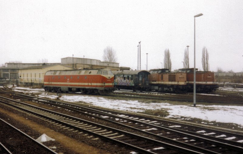 Wochenendruhe im BW Halberstadt. Hier am 14.02.1999. 