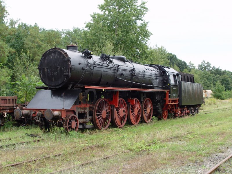 Eine der Letzten 22er. 22 047 in Falkenberg ober. Bahnhof