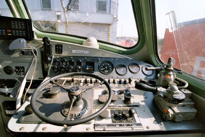 Footplate of the V 200 116 (the stronger version) in