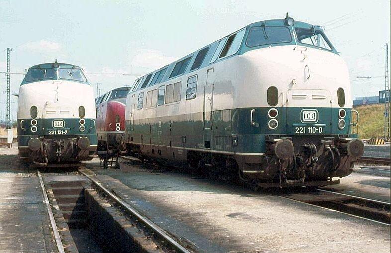 221-Treffen im Bw Wanne-Eickel. 1982  