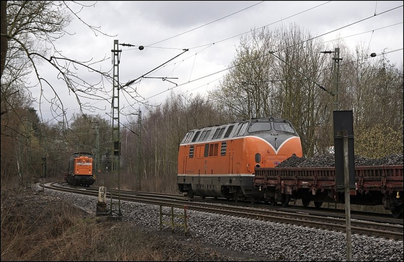 Im M�rz wurde die G�terbahn zwischen Witten und Vorhalle erneuert.
