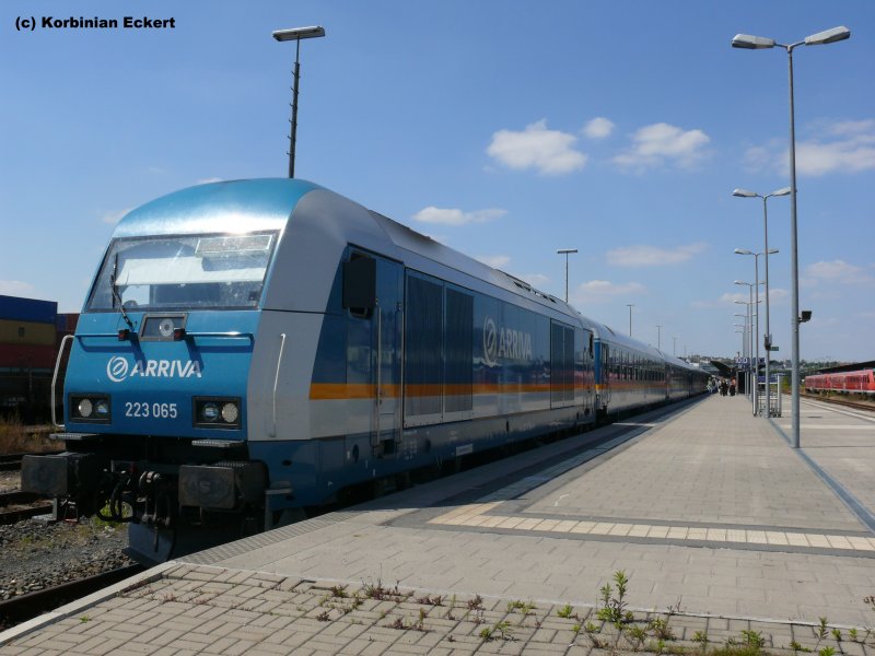 223 065 with the ALEX (ALX 37 983) to Munich