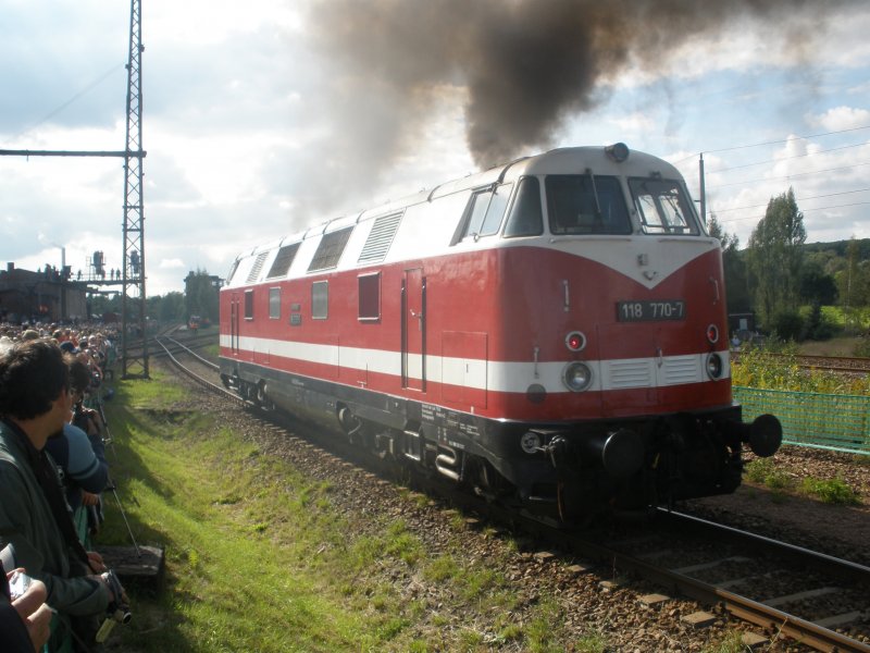118770-7 on the locomotive parade to 18.Heizhausfest in Chemnitz_Hilbersdorf 08/24/2008