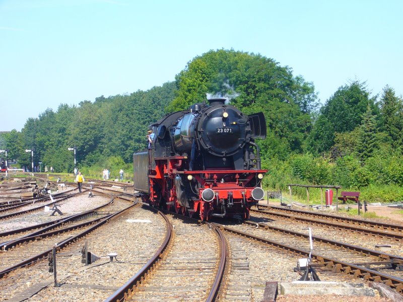 The sun Simpelveld 23-01 in 8th july 2007 steam days