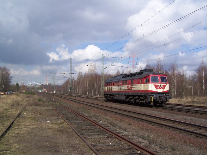 27.03.08, Die 622 01 die Ludmilla der EVB f�hrt grade