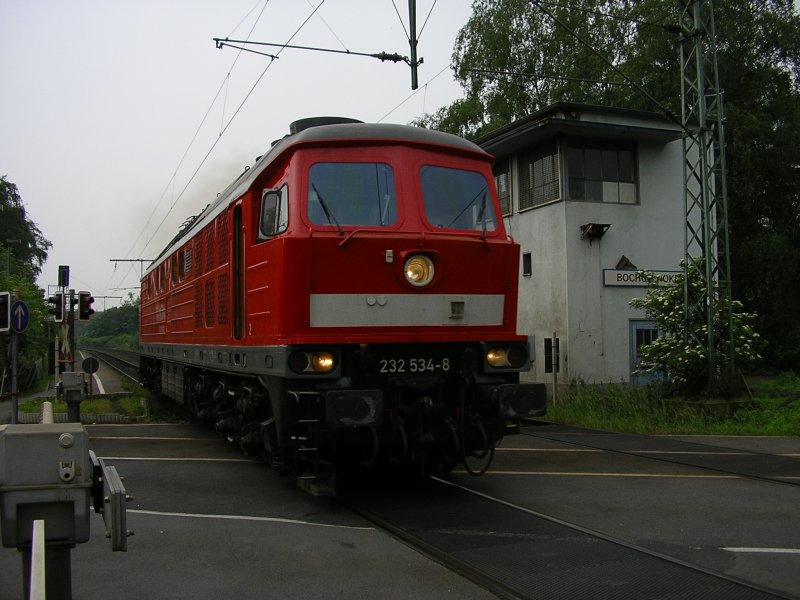 Ludmilla 232 534-8 LZ am B� Niokia nach Wanne Eickel.(23.05.2008)