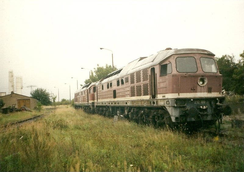 Formerly on a siding in Hagenwerder were the 232 188