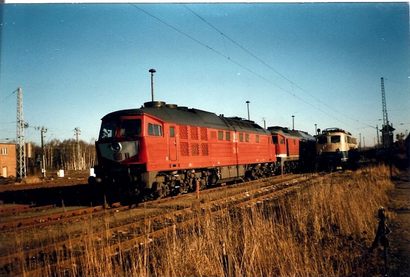 232 297 im Januar 1999 im Bh Wustermark. 