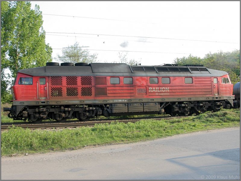 232609-8 in Wanne-Eickel, 23.04.2009 (automatically translated, Powered by Google) 
