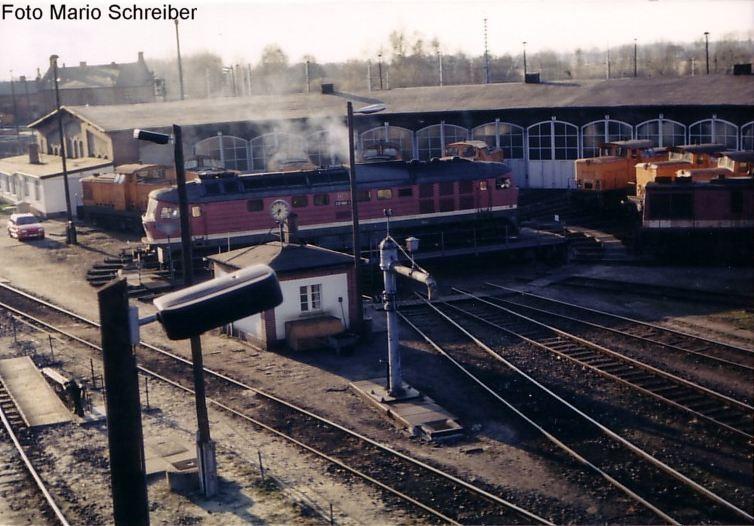 This photo was taken in the depot Wustermark ca.1996! look