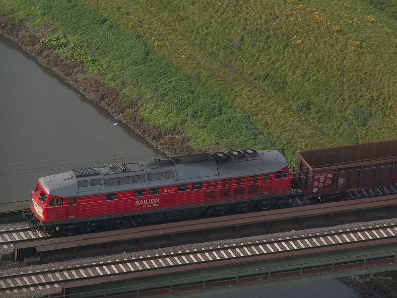This "Ludmilla" pulling a freight train from the station Oberhausen