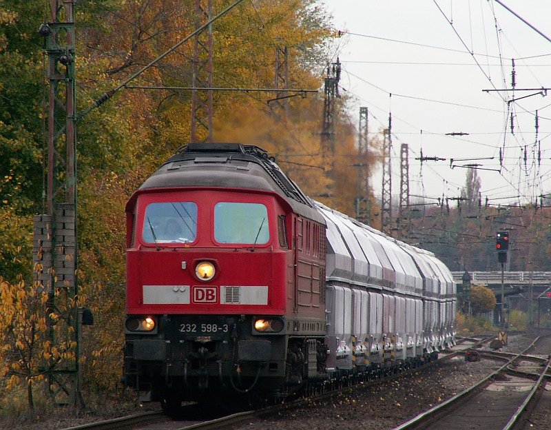Diese Ludmilla rauscht in Richtung Oberhausen an mir vorbei. Schon