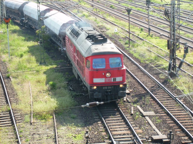Am 14. Mai 2008, fuhr 232 014 mit einem schweren