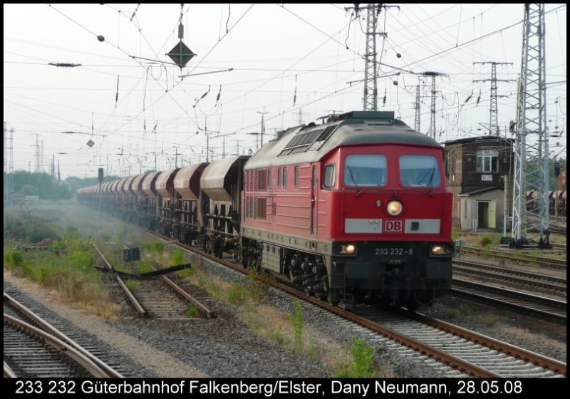 233 232 am 28.05.08 mit Kieszug aus Berlin Nordost in
