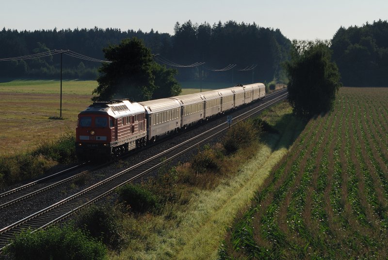 233 281 (19/08/2008) with EC 196 at Schwabhausen (automatically translated,