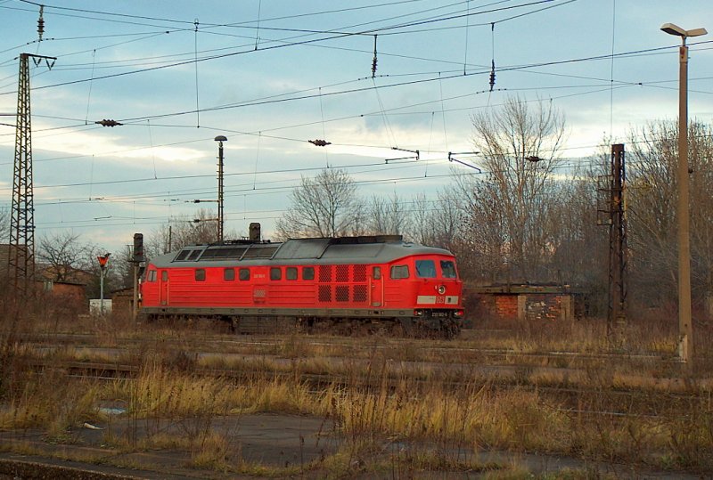 DB 233 582-6 in Gro�korbetha; 02.12.2008 