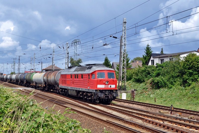 233 206 Abzwg. Srg in Stralsund am 04.06.09 in Richtung