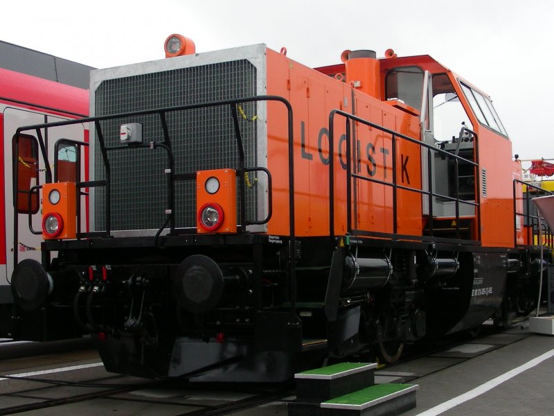 die nagelneue 214 der BBL Logistik auf der Inno am