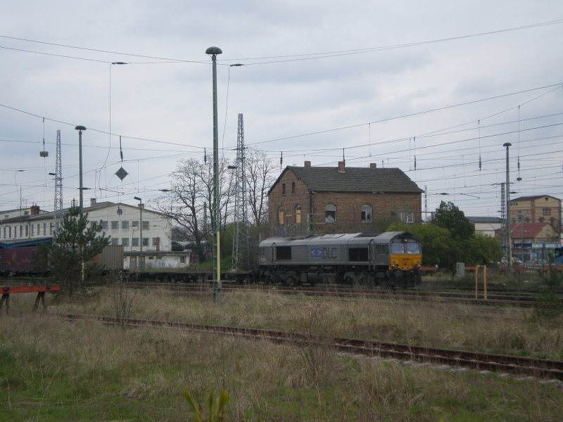 Wie das Wetter,so die Lok.Am 19.4.08 fuhr die DLC Claas