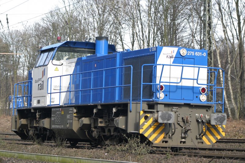 duisport rail Lok 275631-0 am 18.03.2009 in Duisburg (automatically translated,