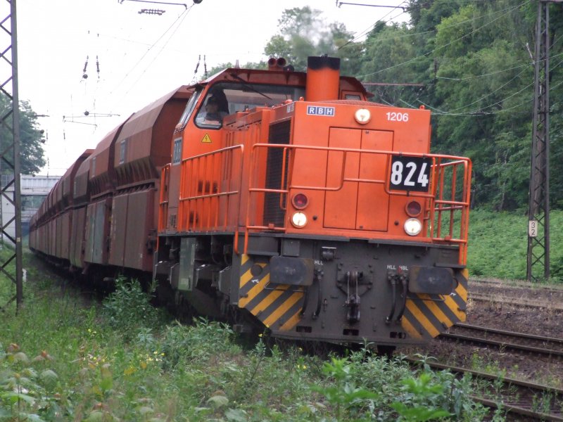 RBH 824 am 18.6.09 in Duisburg-Neudorf 