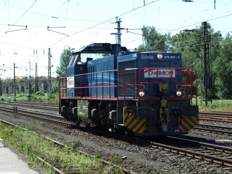 Chemion 275 051 "Silvia" on 29.07.2009 in Duisburg-Entenfang (automatically translated,