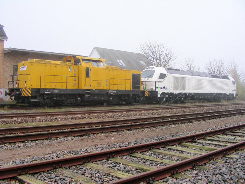 V 150.02 SGL with Vossloh EURO 4000 in the Neuwittenbek