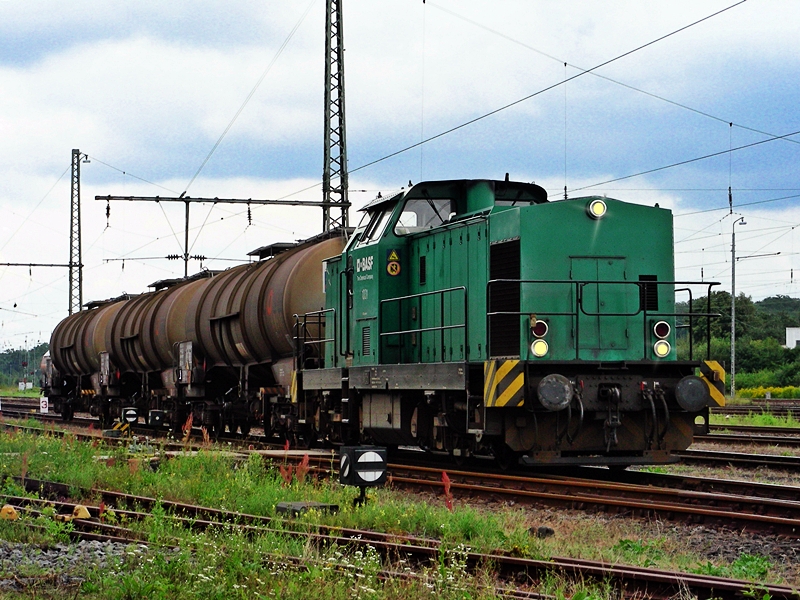 BASF 1001 beim rangieren in Darmstadt-Kranichstein am 22.08.07 