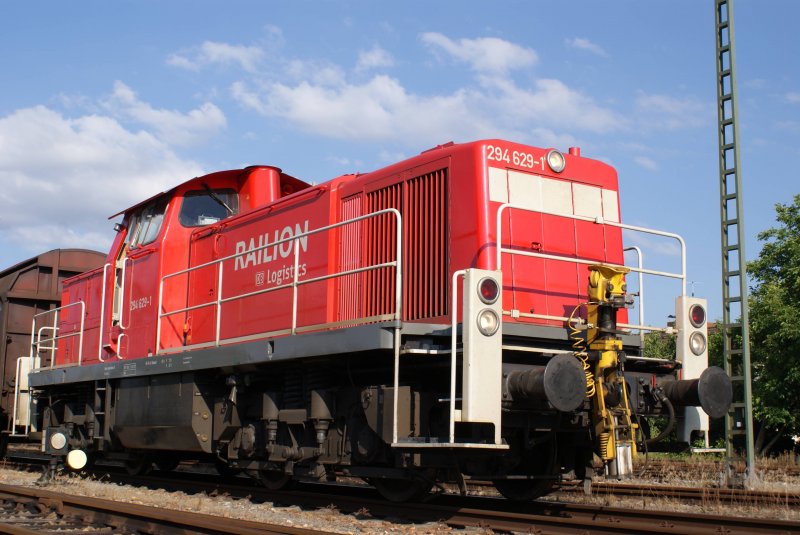 BR 629- 1 bei Rangierfahrten in Rheinfelden 