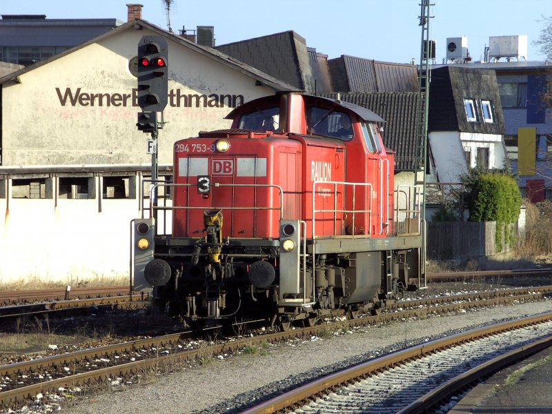 294 753 rangiert am 10.03.2008 in Amberg 