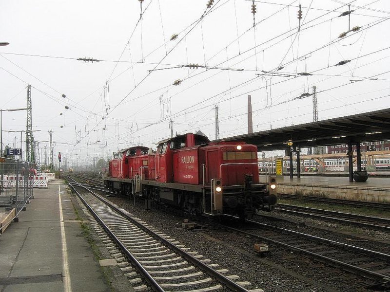 295er bei leider schlechtem Licht, durchqueren am 03.11.2008 im Doppelpack