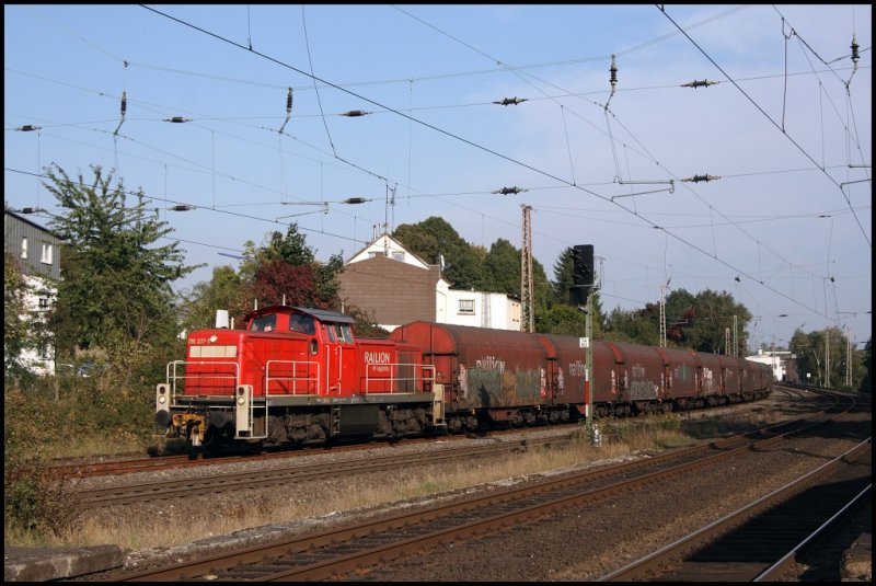 The Hagen-porch 296 037 rolls on the afternoon of 09.26.2008