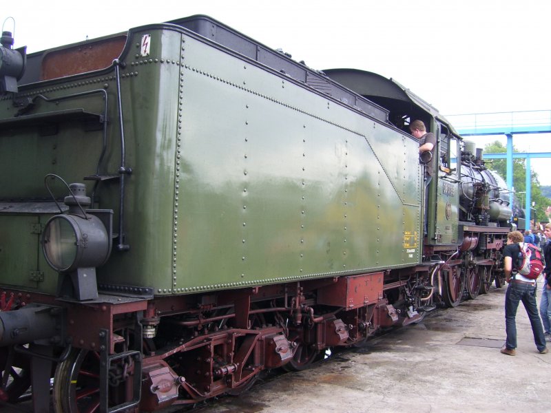 Schr�gansicht des 2 2 T 21,5 Tender der 38 3199 am