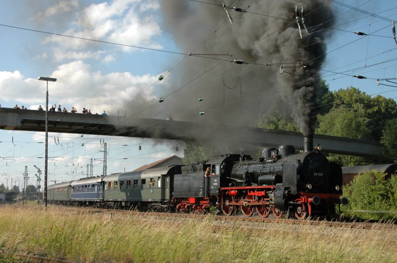 40 years BEM Nördlingen, 13.06.09: 38 1301 with a special