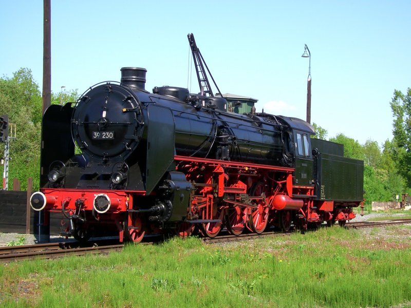 Die 39 230 am 12.05.2008 im Freigel�nde des DDMs in