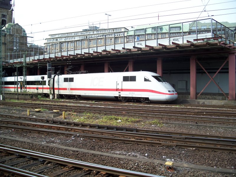 ICE 1 Triebkopf in Hamburg Hbf (26.7.2007) 