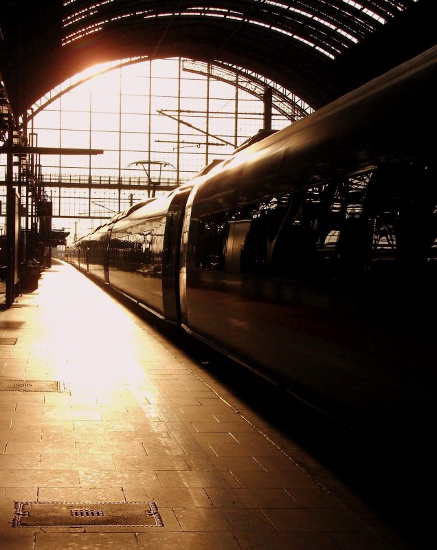 An ICE 3 during the sunny autumn of 2006 in