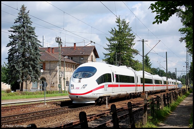 403 509 f�hrt zur Vormittagszeit des 21.06.08 als LICE-W 48021