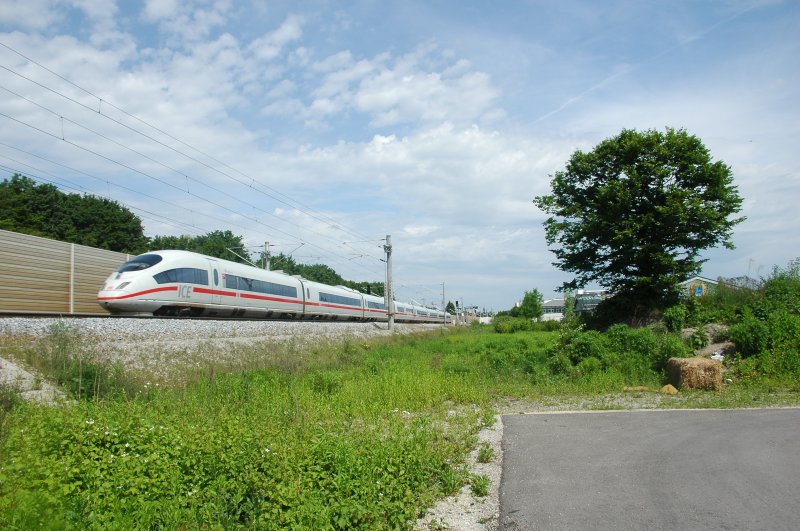 A 3 on the last kilometers, close to Munich in