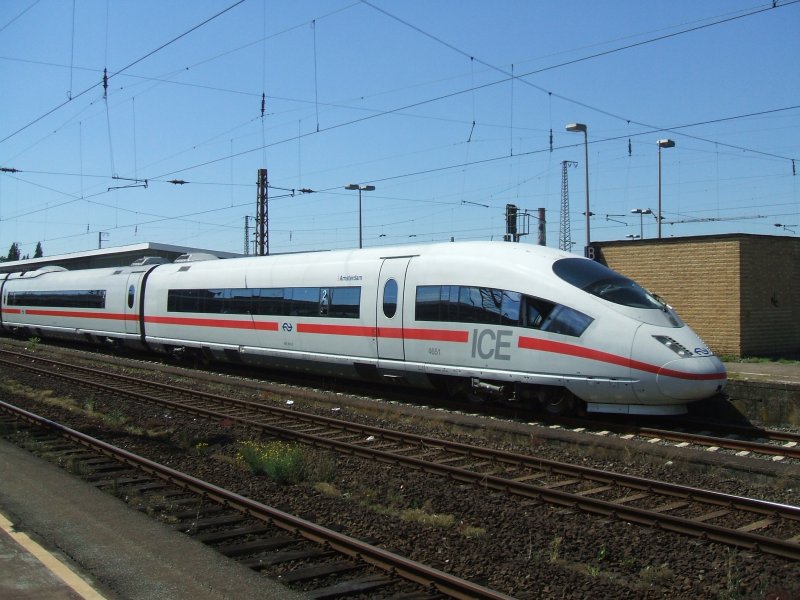 NL ICE 3 Steuerwagen 406 551-2 (NL Nr.4651)in Oberhausen Hbf.
(05.08.2007)