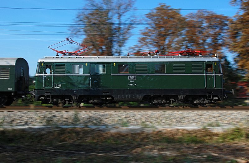 4061.13 brachte am 26.09.2009 wieder die ErlebnisWeltBahn von Wien S�dbahnhof