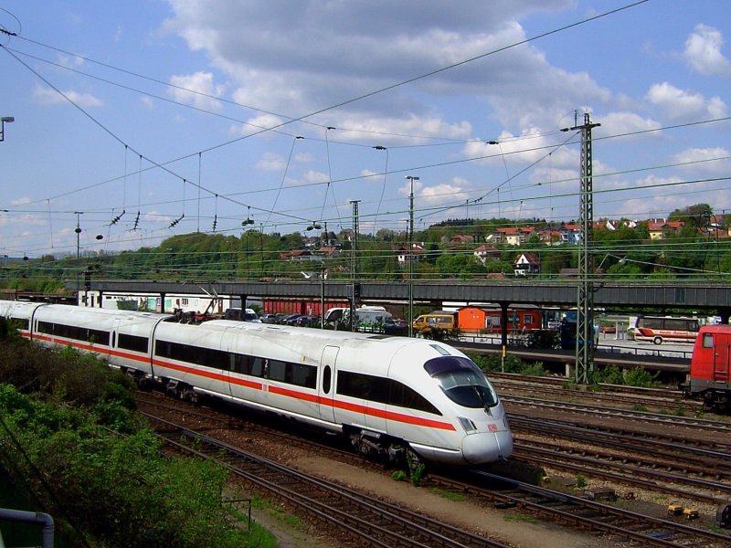 An ICE-T on 03/05/2008 at the entrance to the Passau