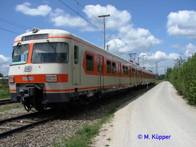 ET 420 bei der 75 jahr Feier in M�nchen Pasing
