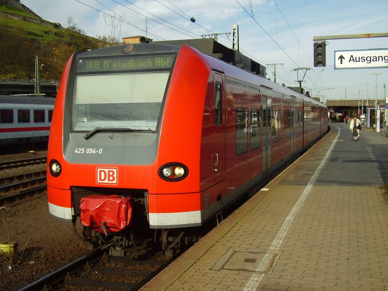 425094-0 RE11386 as is ready to Moenchengladbach in Koblenz main