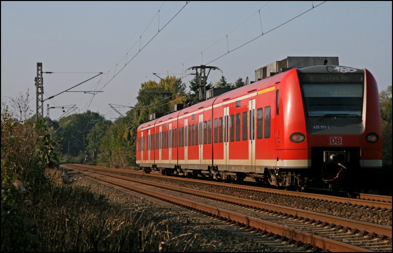 runs through the flat at Lennetal Hohenlimburg than the 425