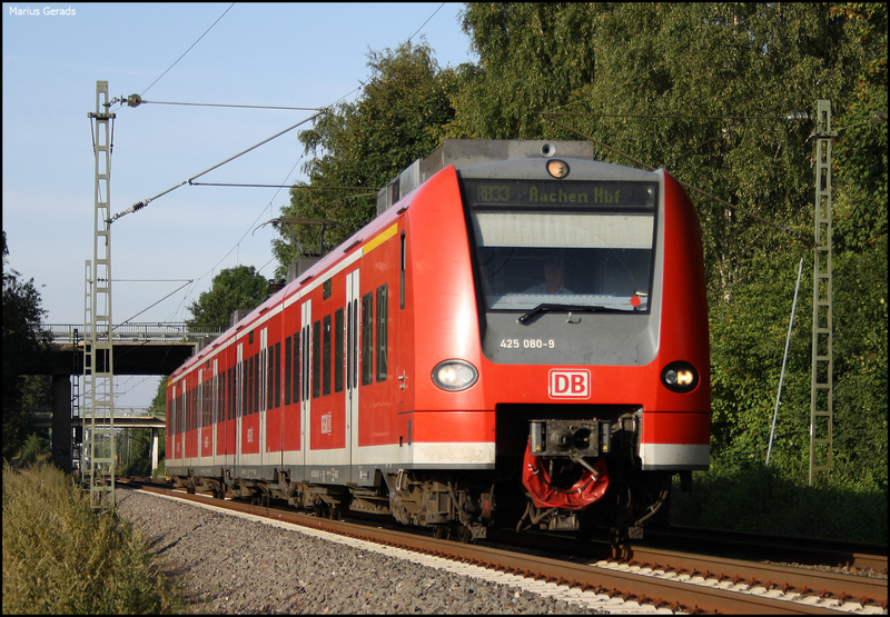 425 080 als RB33 Rhein-Niers-Bahn nach Aachen Hbf am Esig